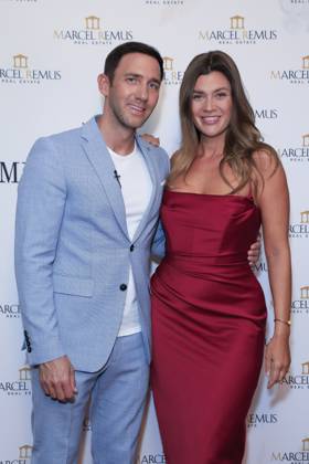 March 8, 2023, Beverly Hills, California, USA: BEVERLY HILLS, CA - MAR 8, 2023: Marcel Remus, Nadine Klein at the Remus Pre Award Tea Time at The Beverly Hills Hotel. Beverly Hills USA - ZUMAg107 20230308_zep_g107_074 Copyright: xNinaxPrommerx