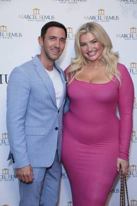 March 8, 2023, Beverly Hills, California, USA: BEVERLY HILLS, CA - MAR 8, 2023: Marcel Remus, Sarina Nowak at the Remus Pre Award Tea Time at The Beverly Hills Hotel. Beverly Hills USA - ZUMAg107 20230308_zep_g107_067 Copyright: xNinaxPrommerx