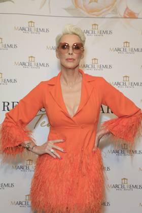March 8, 2023, Beverly Hills, California, USA: BEVERLY HILLS, CA - MAR 8, 2023: Brigitte Nielsen at the Remus Pre Award Tea Time at The Beverly Hills Hotel. Beverly Hills USA - ZUMAg107 20230308_zep_g107_120 Copyright: xNinaxPrommerx