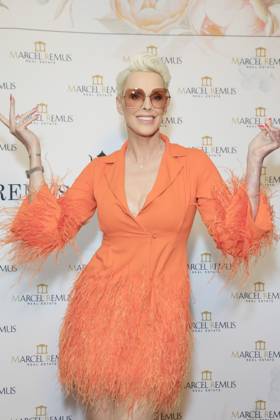 March 8, 2023, Beverly Hills, California, USA: BEVERLY HILLS, CA - MAR 8, 2023: Brigitte Nielsen at the Remus Pre Award Tea Time at The Beverly Hills Hotel. Beverly Hills USA - ZUMAg107 20230308_zep_g107_117 Copyright: xNinaxPrommerx
