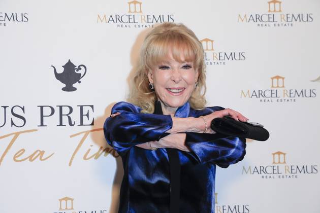 March 8, 2023, Beverly Hills, California, USA: BEVERLY HILLS, CA - MAR 8, 2023: Barbara Eden at the Remus Pre Award Tea Time at The Beverly Hills Hotel. Beverly Hills USA - ZUMAg107 20230308_zep_g107_108 Copyright: xNinaxPrommerx