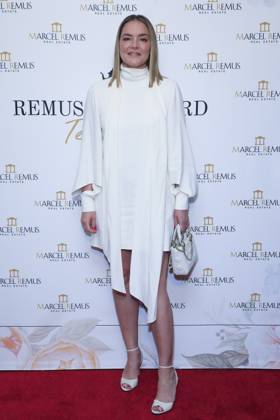 March 8, 2023, Beverly Hills, California, USA: BEVERLY HILLS, CA - MAR 8, 2023: Katharina Harf at the Remus Pre Award Tea Time at The Beverly Hills Hotel. Beverly Hills USA - ZUMAg107 20230308_zep_g107_096 Copyright: xNinaxPrommerx