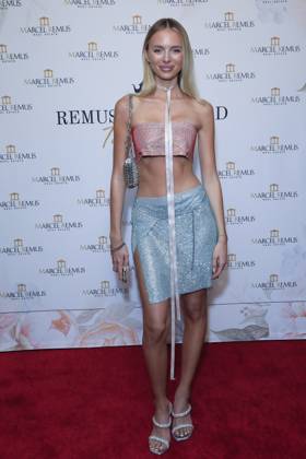 March 8, 2023, Beverly Hills, California, USA: BEVERLY HILLS, CA - MAR 8, 2023: Marie Lou Nu?rk at the Remus Pre Award Tea Time at The Beverly Hills Hotel. Beverly Hills USA - ZUMAg107 20230308_zep_g107_055 Copyright: xNinaxPrommerx