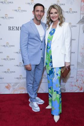 March 8, 2023, Beverly Hills, California, USA: BEVERLY HILLS, CA - MAR 8, 2023: Marcel Remus, Frauke Ludowig at the Remus Pre Award Tea Time at The Beverly Hills Hotel. Beverly Hills USA - ZUMAg107 20230308_zep_g107_014 Copyright: xNinaxPrommerx