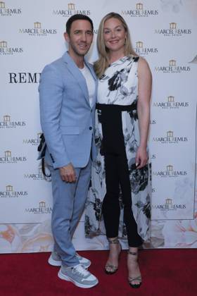 March 8, 2023, Beverly Hills, California, USA: BEVERLY HILLS, CA - MAR 8, 2023: Marcel Remus, Elisabeth Ro?hm at the Remus Pre Award Tea Time at The Beverly Hills Hotel. Beverly Hills USA - ZUMAg107 20230308_zep_g107_026 Copyright: xNinaxPrommerx