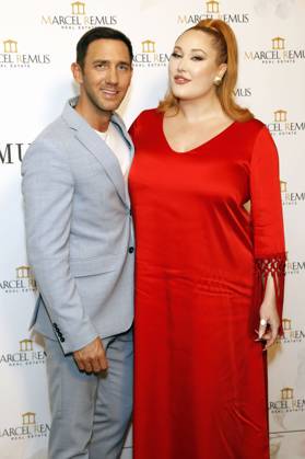 Marcel Remus und Hayley Hasselhoff bei der Remus Pre Award Tea Time zugunsten der DKMS im Beverly Hills Hotel. Beverly Hills, 08.03.2023