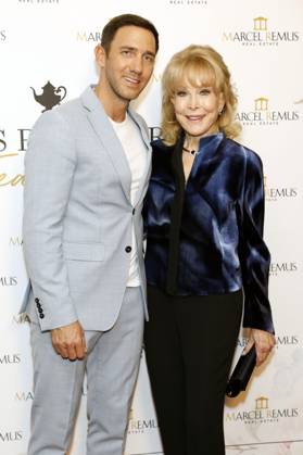 Barbara Eden und Marcel Remus bei der Remus Pre Award Tea Time zugunsten der DKMS im Beverly Hills Hotel. Beverly Hills, 08.03.2023