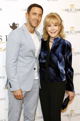 Barbara Eden und Marcel Remus bei der Remus Pre Award Tea Time zugunsten der DKMS im Beverly Hills Hotel. Beverly Hills, 08.03.2023