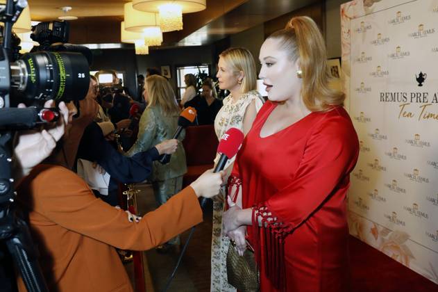 Morgan Fairchild, Kelly Rutherford und Hayley Hasselhoff bei der Remus Pre Award Tea Time zugunsten der DKMS im Beverly Hills Hotel. Beverly Hills, 08.03.2023