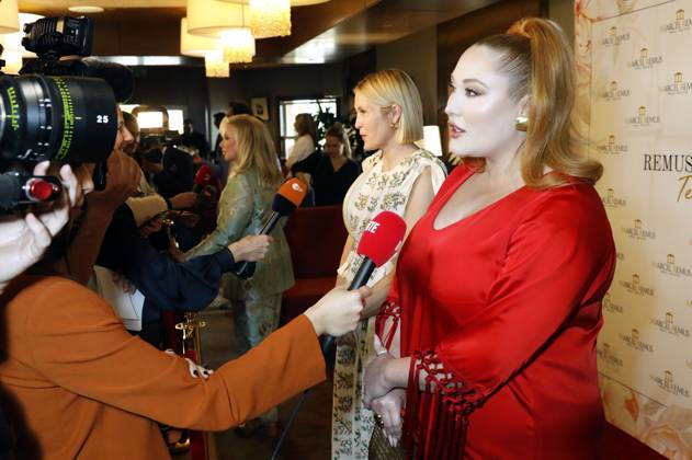 Morgan Fairchild, Kelly Rutherford und Hayley Hasselhoff bei der Remus Pre Award Tea Time zugunsten der DKMS im Beverly Hills Hotel. Beverly Hills, 08.03.2023