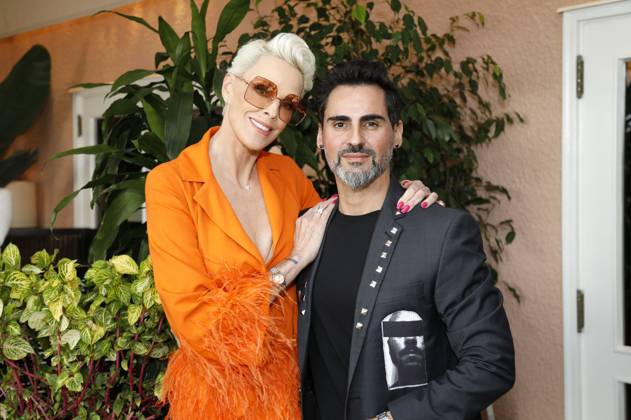 Brigitte Nielsen mit Ehemann Mattia Dessi bei der Remus Pre Award Tea Time zugunsten der DKMS im Beverly Hills Hotel. Beverly Hills, 08.03.2023