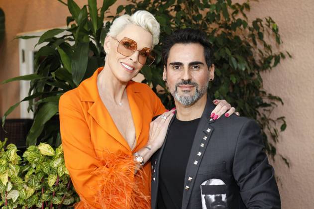 Brigitte Nielsen mit Ehemann Mattia Dessi bei der Remus Pre Award Tea Time zugunsten der DKMS im Beverly Hills Hotel. Beverly Hills, 08.03.2023
