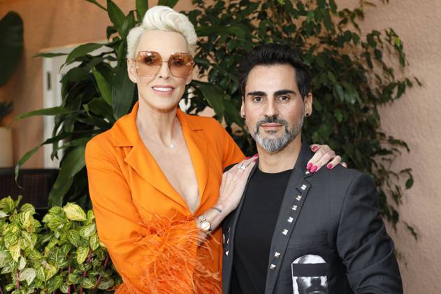 Brigitte Nielsen mit Ehemann Mattia Dessi bei der Remus Pre Award Tea Time zugunsten der DKMS im Beverly Hills Hotel. Beverly Hills, 08.03.2023