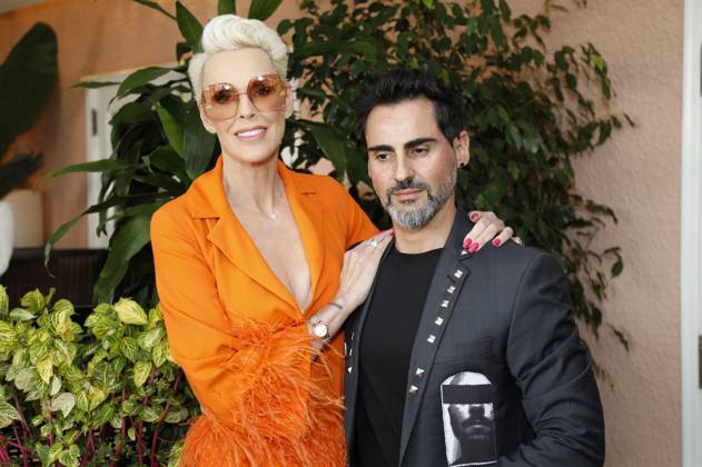 Brigitte Nielsen mit Ehemann Mattia Dessi bei der Remus Pre Award Tea Time zugunsten der DKMS im Beverly Hills Hotel. Beverly Hills, 08.03.2023
