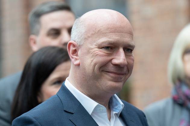 Koalitionsverhandlungen, Kai Wegner, CDU, Landesvorsitzender Franziska Giffey, SPD, Regierende Bürgermeisterin von Berlin, Stefan Evers, CDU, Kai Wegner, CDU, Landesvorsitzender der CDU Berlin, Raed Saleh, SPD, Vorsitzender der SPD Berlin, Koalitionsverhandlungen zwischen CDU und SPD Berlin Berlin GER