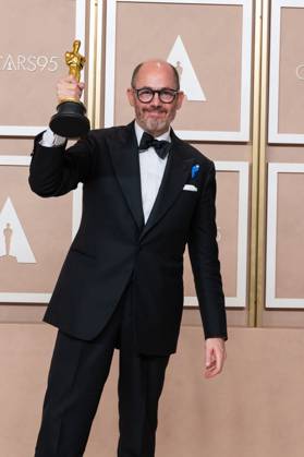 Edward Berger poses backstage with the Oscar® for International Feature FIlm during the live ABC telecast of the 95th Oscars® at Dolby® Theatre at Ovation Hollywood on Sunday, March 12, 2023. Copyright: xA.M.P.A.S.x 34494-550PLX