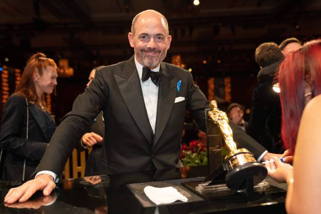 Edward Berger poses backstage with the Oscar® for International Feature FIlm during the live ABC telecast of the 95th Oscars® at Dolby® Theatre at Ovation Hollywood on Sunday, March 12, 2023. Copyright: xA.M.P.A.S.x 34494-587PLX