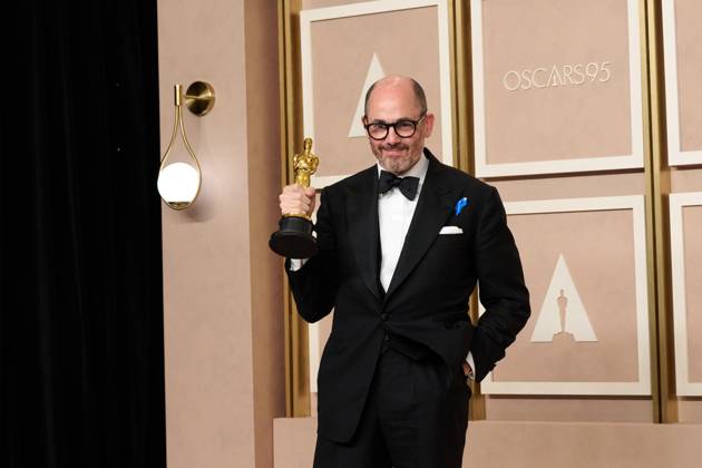Edward Berger poses backstage with the Oscar® for International Feature FIlm during the live ABC telecast of the 95th Oscars® at Dolby® Theatre at Ovation Hollywood on Sunday, March 12, 2023. Copyright: xA.M.P.A.S.x 34494-708PLX