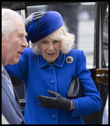 . 13 03 2023. London, United Kingdom. Camilla, Queen Consort, arriving at the Commonwealth Day service at Westminster Abbey in London. xStephenxLockx xi-Imagesx IIM-24226-0111