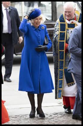 . 13 03 2023. London, United Kingdom. Camilla, Queen Consort, arriving at the Commonwealth Day service at Westminster Abbey in London. xStephenxLockx xi-Imagesx IIM-24226-0113