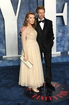 Jerry Bruckheimer mit Ehefrau Linda Bruckheimer bei der Vanity Fair Oscar Party 2023 anlässlich der 95. Oscar-Verleihung im Wallis Annenberg Center for the Performing Arts. Beverly Hills, 12.03.2023