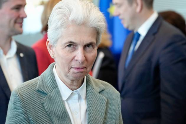 News Bilder des Tages Uebergabe des Jahresberichtes 2022 der Wehrbeauftragen im Deutschen Bundestag Aktuell,14.03.2023, Berlin, Marie-Agnes Strack-Zimmermann bei der Uebergabe des Jahresberichtes 2022 der Wehrbeauftragen im Deutschen Bundestag Berlin Berlin Deutschland