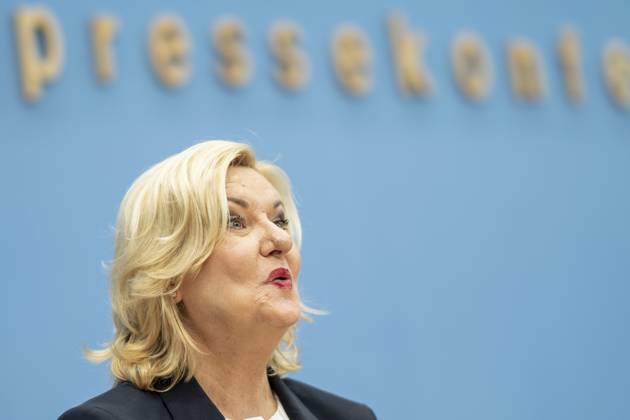 Bundespressekonferenz in Berlin - Vorstellung Jahresbericht 2022 der Wehrbeauftragten des Deutschen Bundestags Eva Högl ;Bundespressekonferenz in Berlin - Vorstellung Jahresbericht 2022 der Wehrbeauftragten des Deutschen Bundestags Eva Högl , Berlin Berlin Deutschland Haus der Bundespressekonferenz