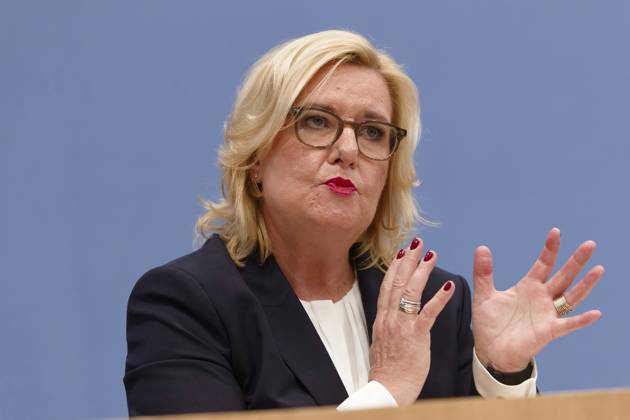 Högl stellt Wehrbericht 2022 vor 2023-03-13, Deutschland, Berlin - Bundespressekonferenz: Eva Högl (SPD), Wehrbeauftragte des Deutschen Bundestags, stellt den Wehrbericht 2022 vor.