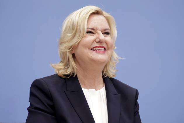 Eva Hoegl, Wehrbeauftragte des Deutschen Bundestages, SPD, PK zu - Vorstellung des Jahresberichtes 2022, DEU, Berlin, 14.03.2023