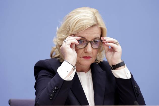 Eva Hoegl, Wehrbeauftragte des Deutschen Bundestages, SPD, PK zu - Vorstellung des Jahresberichtes 2022, DEU, Berlin, 14.03.2023