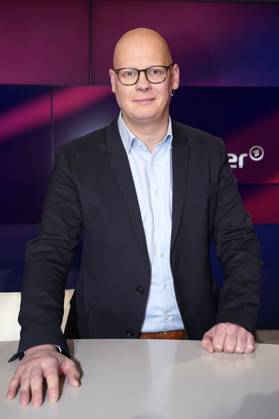 Matthias Deiß in der ARD-Talkshow maischberger im Studio Berlin Adlershof. Berlin, 15.03.2023