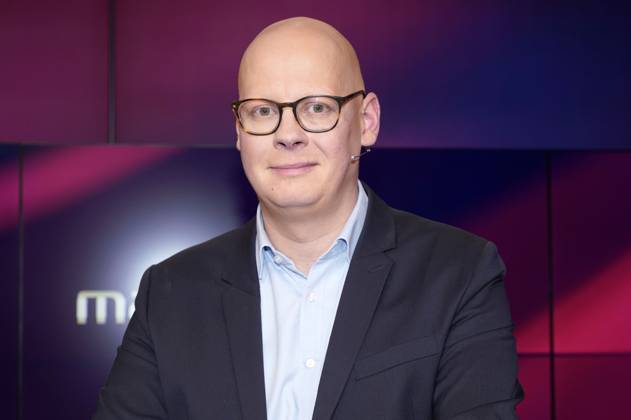Matthias Deiß in der ARD-Talkshow maischberger im Studio Berlin Adlershof. Berlin, 15.03.2023