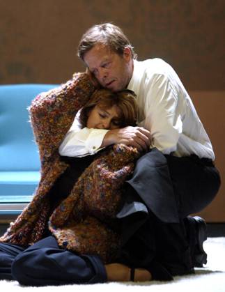 STOCKHOLM 20020905 Vem är rädd för Virginia Wolff is a black comedy that is as relevant today as when it was first staged in the early 1960s This fall, Södra Teatern will show the drama with Suzanne Reuter tv and Krister Henriksson th in the roles of the married couple Martha and George in this timeless relationship drama STOCKHOLM SVERIGE x1030x  Copyright: xJONASxEKSTRÖMERx VIRGINIA WOLFF