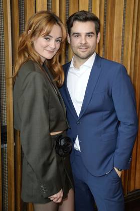 Lea van Acken und Lucas Reiber bei der Bekanntgabe der Nominierungen für den Deutschen Filmpreis 2023 im Kino International. Berlin, 24.03.2023