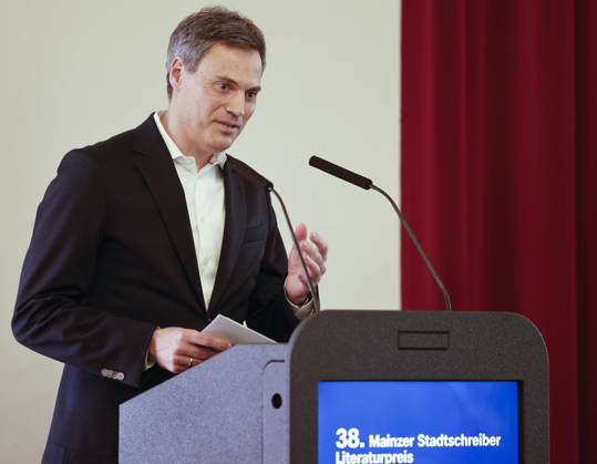 Dr. Norbert Himmler, Intendant des Zweiten Deutschen Fernsehen (ZDF) bei der Preisverleihung 38. Mainzer Stadtschreiber Literaturpreis im Kurfürstlichen Schloss zu Mainz 24.03.23