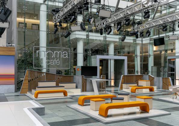 ZDF Hauptstadtstudio am Zollernhof, Unter den Linden, Berlin, Deutschland