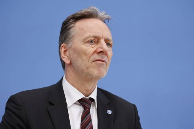 Holger Münch, Präsident des Bundeskriminalamtes (BKA), Deutschland, Berlin, Bundespressekonferenz, Thema: Polizeiliche Kriminalstatistik 2022