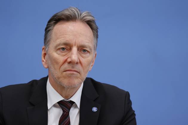 Holger Münch, Präsident des Bundeskriminalamtes (BKA), Deutschland, Berlin, Bundespressekonferenz, Thema: Polizeiliche Kriminalstatistik 2022