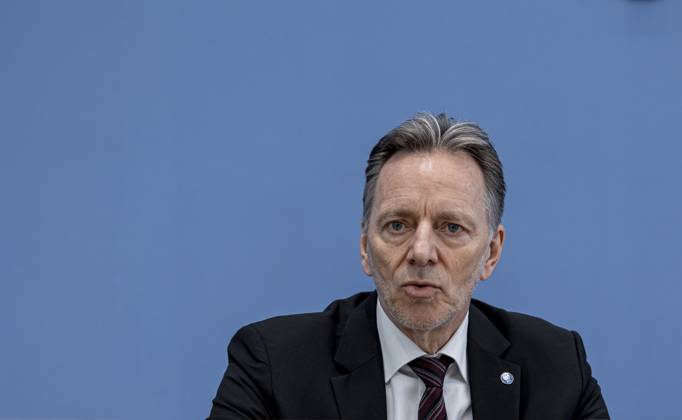 Berlin, Bundespressekonferenz: Polizeiliche Kriminalstatistik 2022 Holger MâˆöÂºnch, PrâˆöÂßsident des Bundeskriminalamtes (BKA) in der Bundespressekonferenz in Berlin, 30.03.2023. Berlin Deutschland