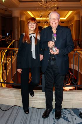 GEMA MusikautorInnenpreis 2023 Christian Bruhn und Katja Ebstein beim 14. GEMA MusikautorInnenpreis im Ritz Carlton am 30.03.2023 in Berlin. Copyright: xEventpressxKochanx