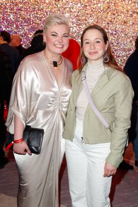 GEMA MusikautorInnenpreis 2023 Ela Steinmetz (Elaiza) und Senta-Sofia Delliponti (Oonagh) beim 14. GEMA MusikautorInnenpreis im Ritz Carlton am 30.03.2023 in Berlin. Copyright: xEventpressxKochanx