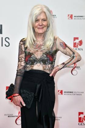 Jutta Staudenmayer beim 14. Deutschen Musikautor*innenpreis der GEMA 2023 im Hotel The Ritz-Carlton. Berlin, 30.03.2023