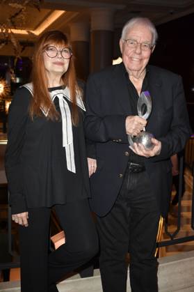 Katja Ebstein und Christian Bruhn beim 14. Deutschen Musikautor*innenpreis der GEMA 2023 im Hotel The Ritz-Carlton. Berlin, 30.03.2023