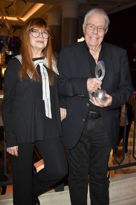 Katja Ebstein und Christian Bruhn beim 14. Deutschen Musikautor*innenpreis der GEMA 2023 im Hotel The Ritz-Carlton. Berlin, 30.03.2023