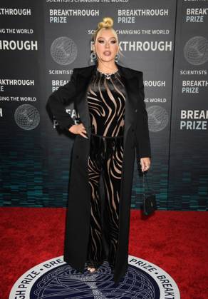 LOS ANGELES, CA - APRIL 15: Christina Aguilera at the 2023 Breakthrough Prize at the Academy Museum of Motion Pictures in Los Angeles, California on April 15, 2023. Copyright: xJeffreyxMayer JTMxPhotosx