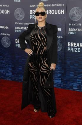 15 April 2023 Los Angeles, California - Christina Aguilera. 9th Annual Breakthrough Prize Ceremony held at Academy Museum of Motion Pictures in Los Angeles. Los Angeles USA - ZUMAa123 20230415_zaa_a123_162 Copyright: xFSx
