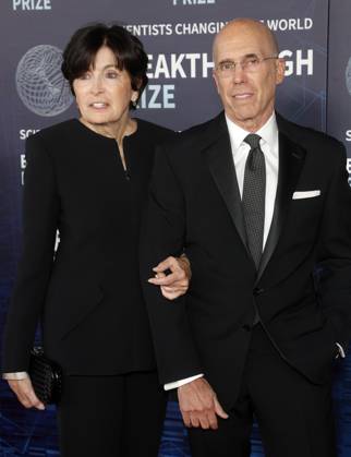 15 April 2023 Los Angeles, California - Marilyn Katzenberg, Jeffrey Katzenberg. 9th Annual Breakthrough Prize Ceremony held at Academy Museum of Motion Pictures in Los Angeles. Photo Credit: AdMedia 290783 2023-04-15 CA Los Angeles Etats-Unis  Copyright: xAdMediax STAR_290783_367