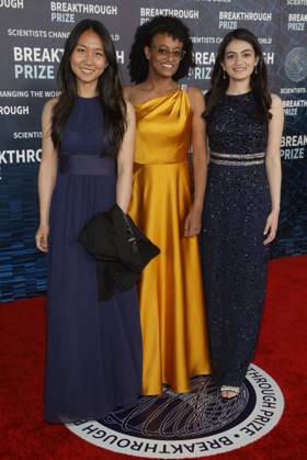 9th Annual Breakthrough Prize Ceremony at the Academy Museum of Motion Pictures. Featuring: Amber Kwok, Maryam Tsegaye, Noor Haideri Where: Los Angeles, California, United States When: 16 Apr 2023 Credit: Faye s Vision Cover Images Copyright: xx 52620142 EDITORIAL USE ONLY. NOT FOR USE BY NEWSPAPERS BASED IN THE UK.