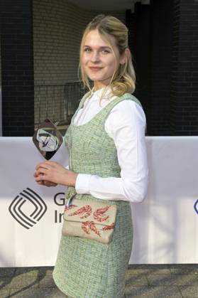 Marie Lina Smyrek bei der 59. Verleihung des Grimme Preises 2023 im Theater der Stadt Marl. Marl, 21.04.2023