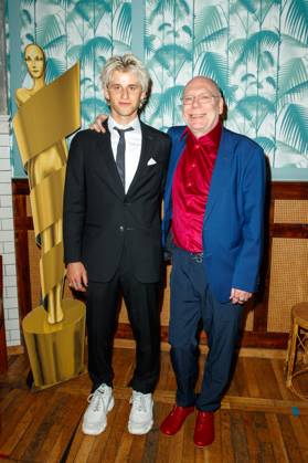 Nominiertenabend des Deutschen Filmpreises Lola 2023 Theo Carow und Peter Schulz beim Nominiertenabend des Deutschen Filmpreises Lola 2023 in der Fabrik 23 am 22.04.2023 in Berlin. Copyright: xEventpressxKochanx